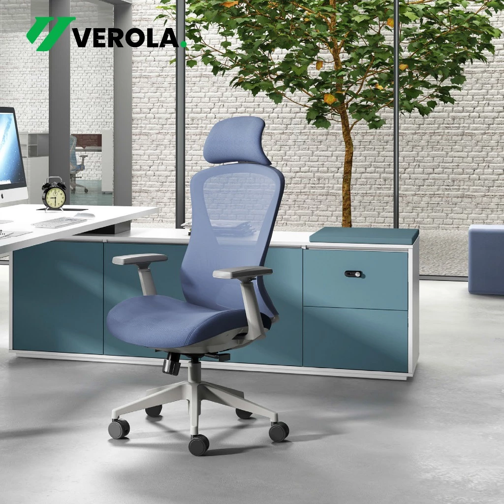 Kursi Kantor Ergonomis Verola K2 with Grey Frame